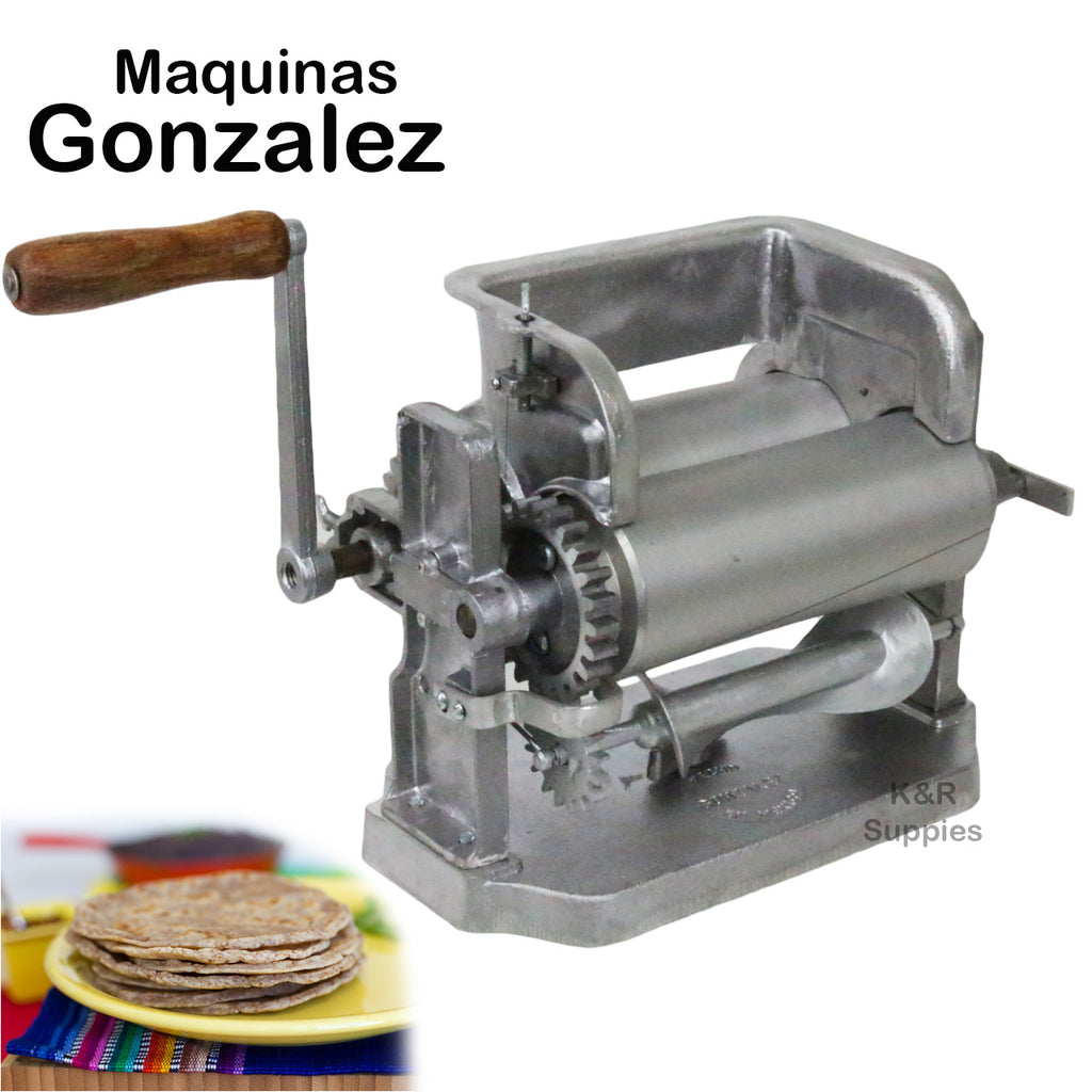 Tortilla Maker Roller Gonzalez Manual Crank Press 5.5" Maker Prensa To