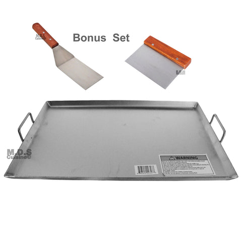 DBM  095D4TO 36 Stainless Steel Griddle Flat Top TACO Grill Plancha  PAN for Triple Burner