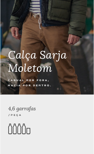 Calça Sarja Moletom Casual por fora, macia por dentro.