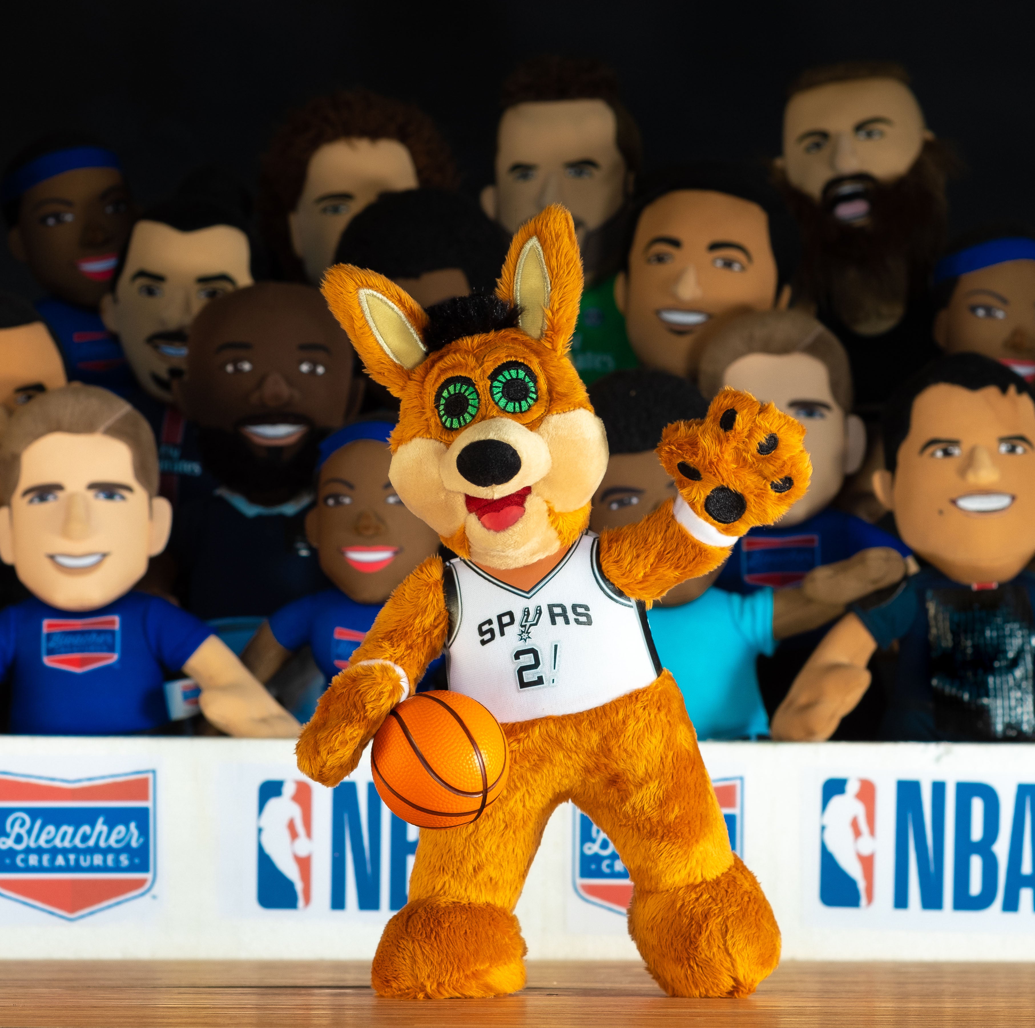 spurs coyote stuffed animal