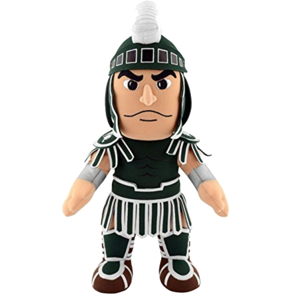 Michigan State Spartans Sparty 10 Mascot Plush Figure Bleacher Creatures