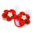 Christmas Tree Patterned Flower Bobbles - Christmas Collection - Baby Hair UK