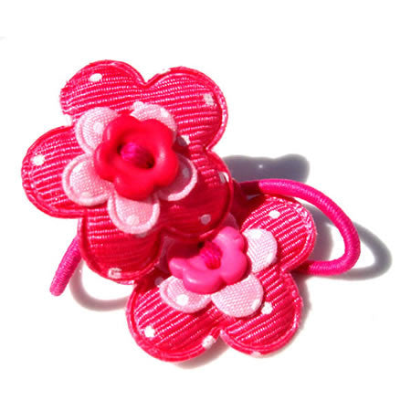 flower hair bobbles