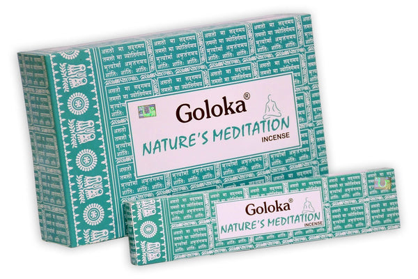 Goloka nature series collection high end incense sticks 15 gms  (Nature's Meditation)