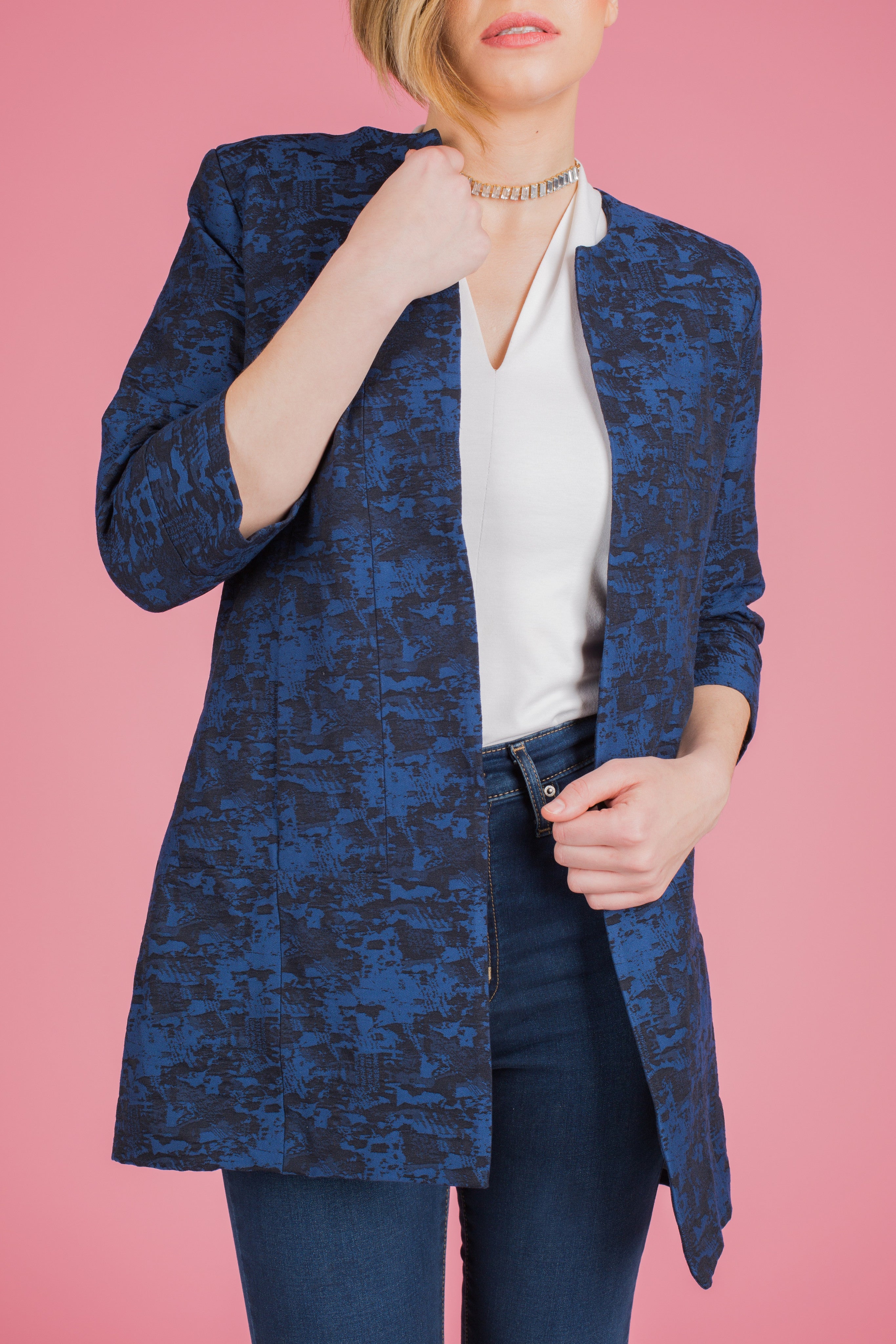 Blue/Black Blazer