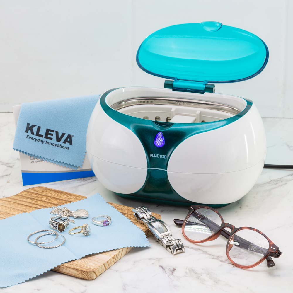 Image of Kleva Sonic Quick Clean Ultrasonic Jewellery Cleaner + FREE Jewellery Polishing Cloth