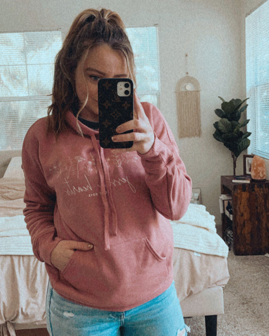 SillyDreamerCo Floral Letter Sweatshirt