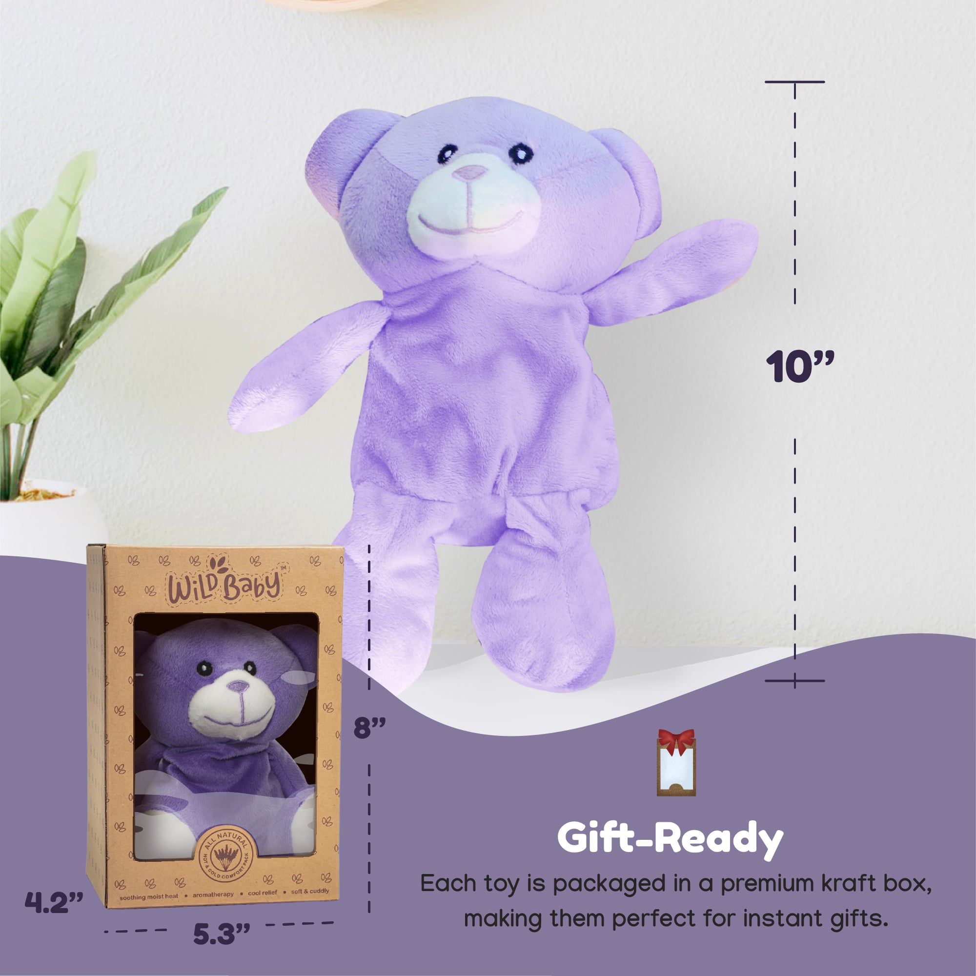 lavender microwave teddy