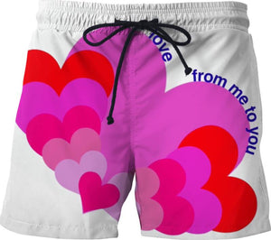 Love Hearts Swim Shorts