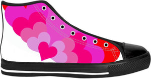 Hearts High Top Shoes
