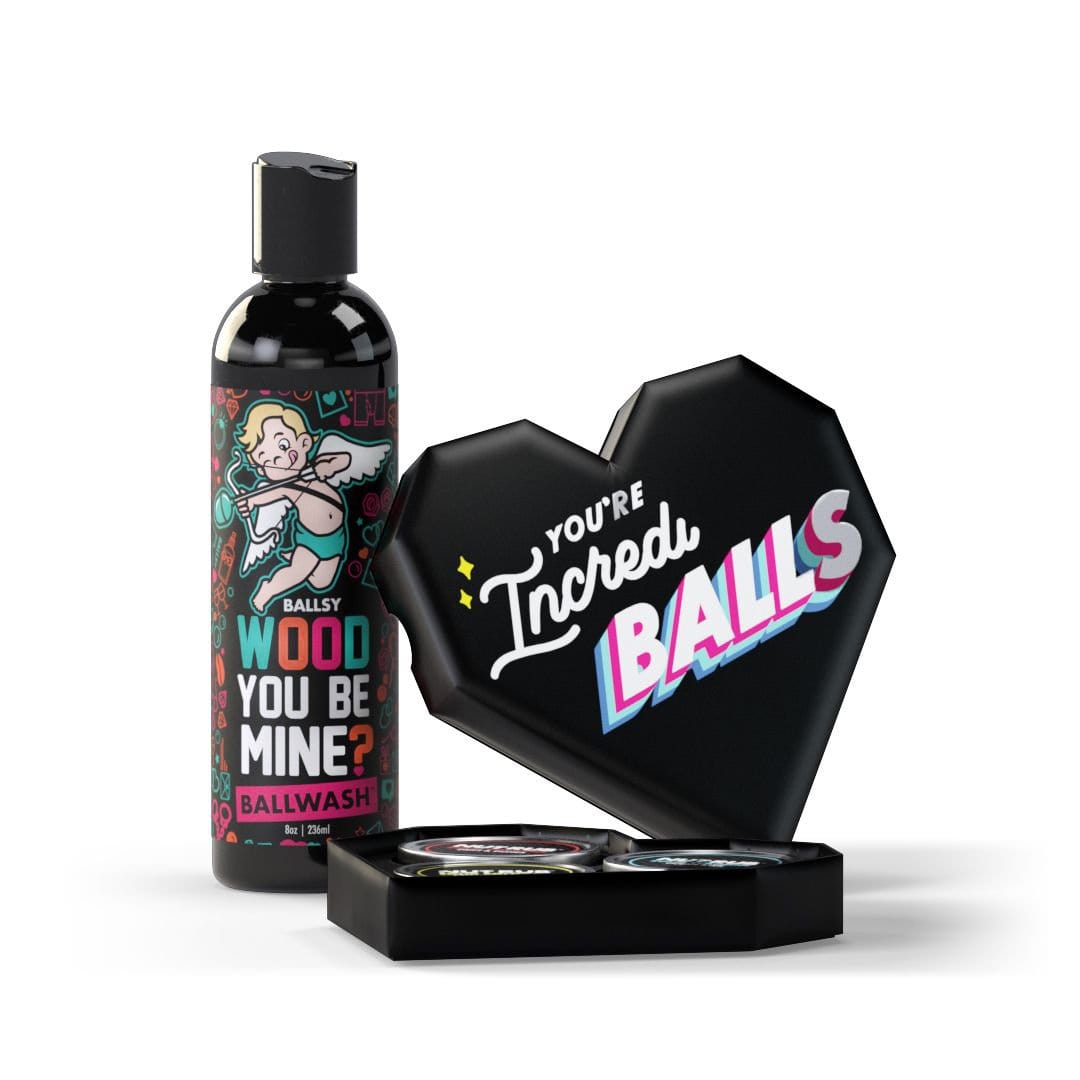 You're Incrediballs Nut Rub Cologne Set & VDay Ballwash