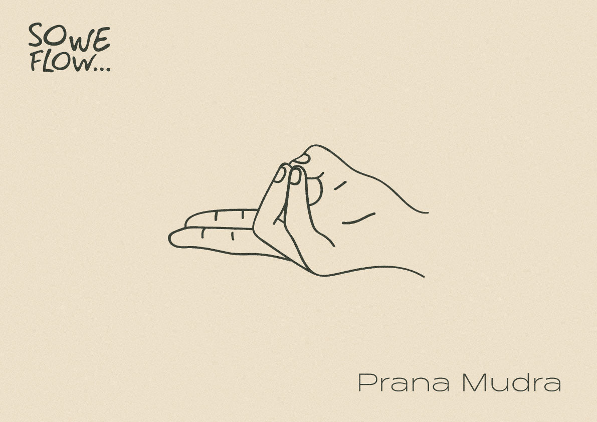 Illustration of Prana Mudra by So We Flow...