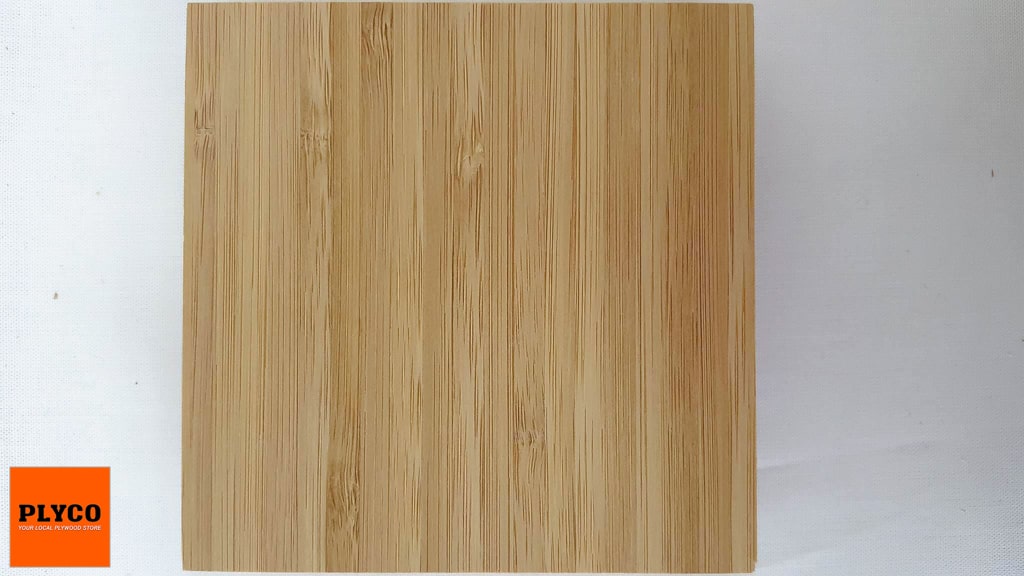 Plyco's Natural Grain Bamboo Laser Plywood panel