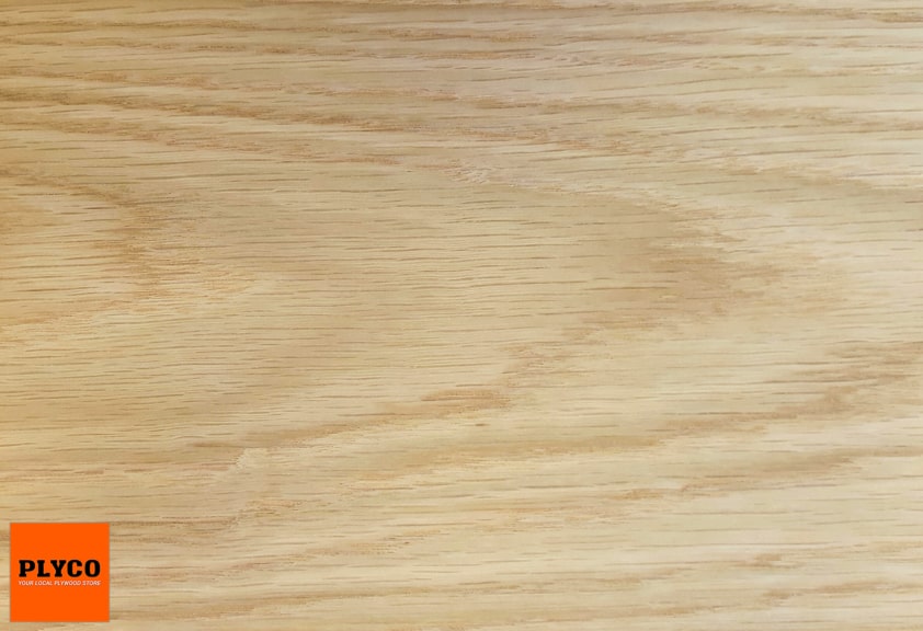 Image of 18mm Wide Leaf American Oak Timber Veneer MDF available at Plyco.