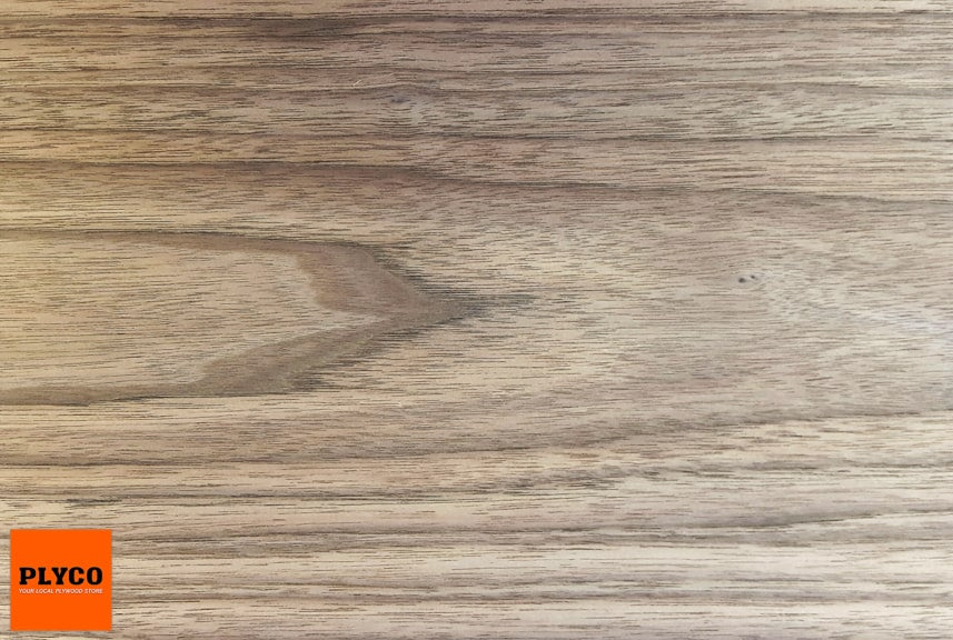 Image of 18mm Wide Leaf American Walnut Timber Veneer MDF available at Plyco.