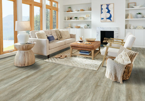 Adura Regency Oak Polished Platinum Vinyl Plank Flooring - call to verify  availability