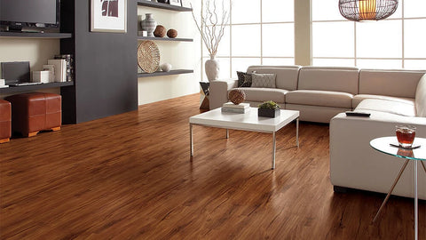 MSI McKenna Luxury Vinyl Flooring, Rigid Core Planks, LVT Tile, Click Lock  Floating Floor, Waterproof LVT, Sample, Wood Grain Finish, Canarywood