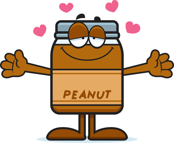 Cartoon of a jar of peanut butter