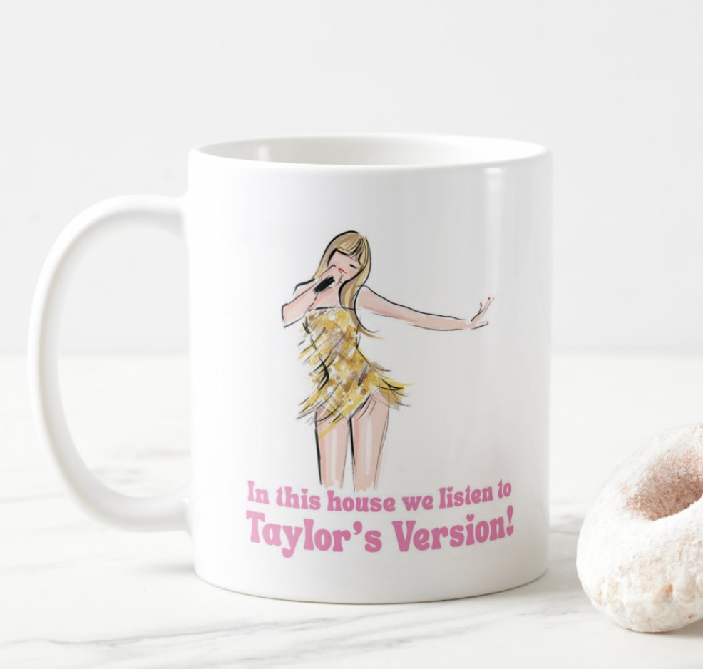 Taylor Swift Glass Cup – Gracefully Made Art