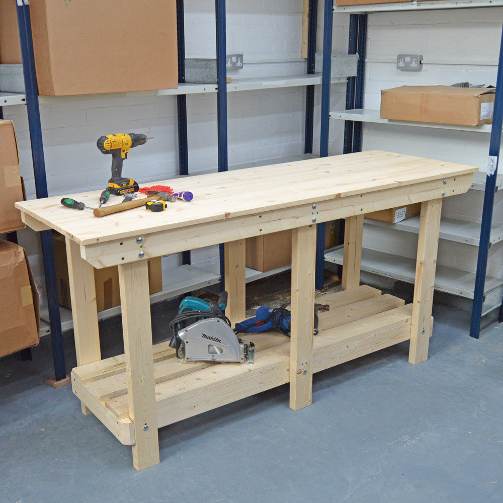 HEAVY DUTY WORKBENCH | 6FT | FULLY CONSTRUCTED | UK MADE ...