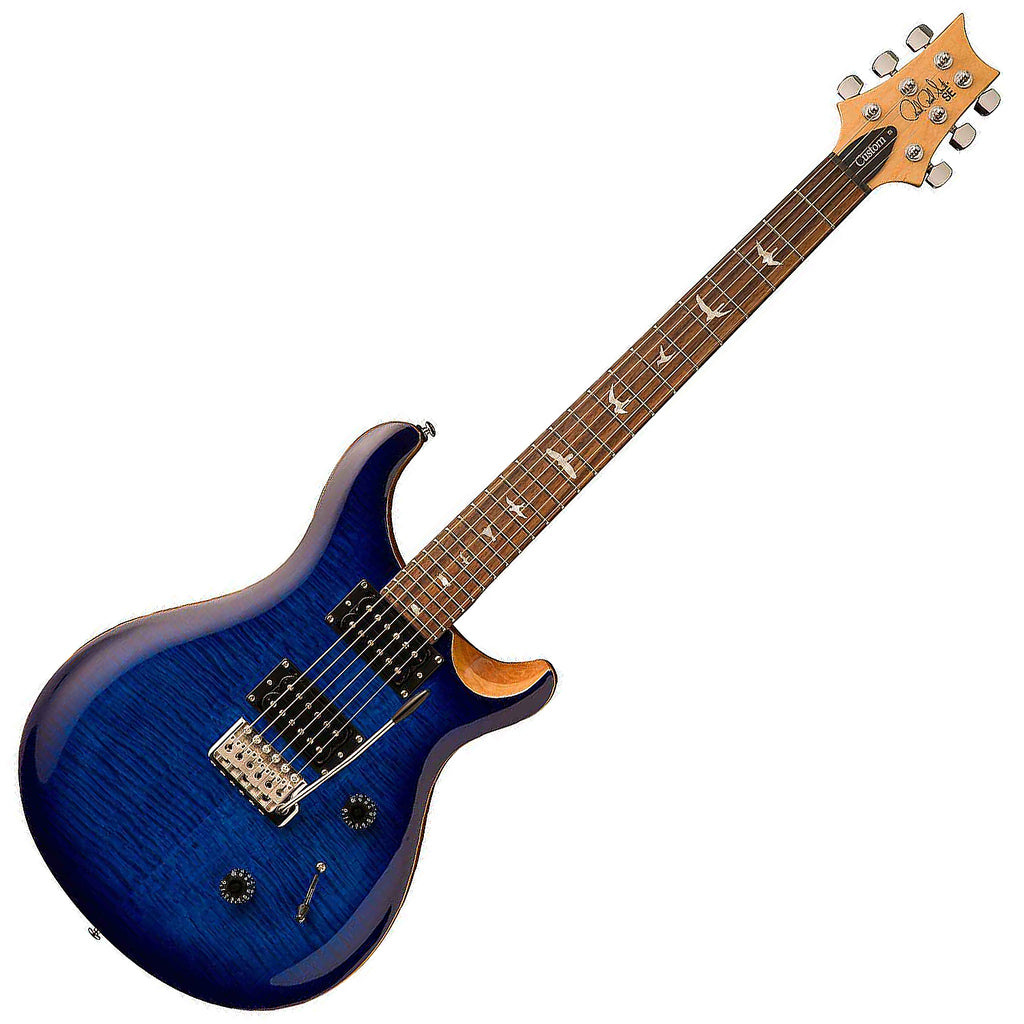 PRS SE Custom 24 Electric Guitar in Faded Blue Burst - CU44DC