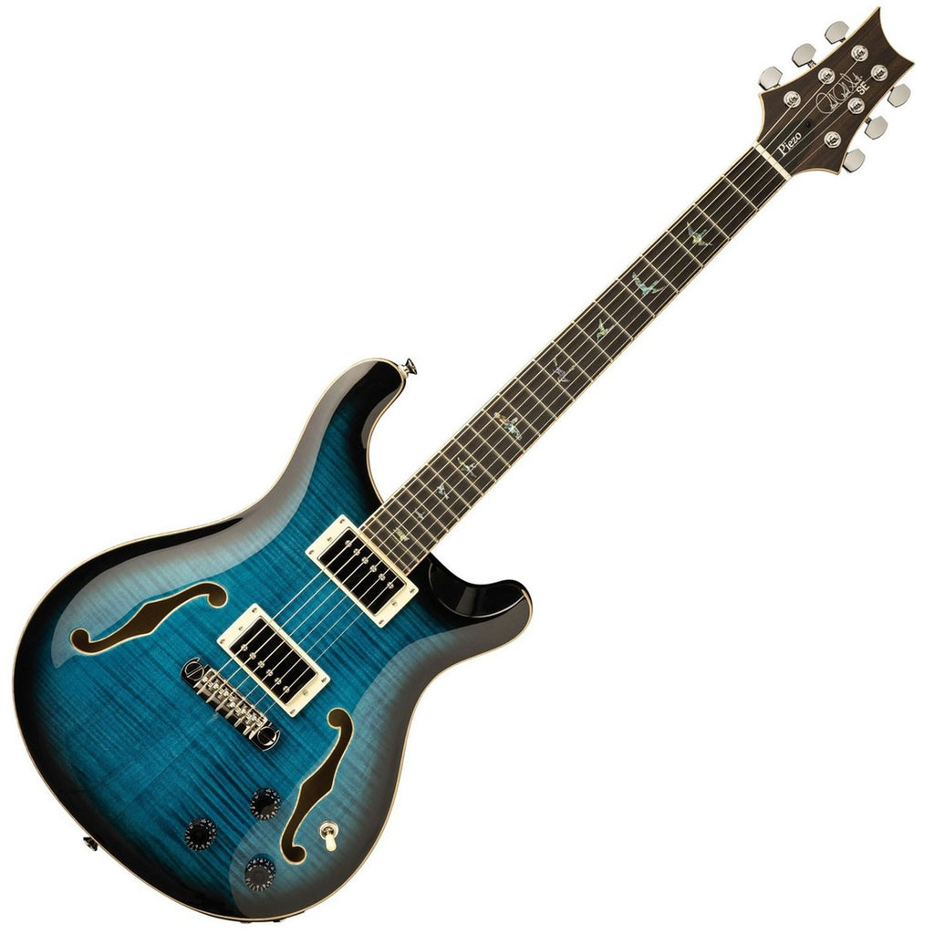 PRS HPEMBPB PRS SE Hollowbody II Piezo Electric Guitar in Peacock Blue ...