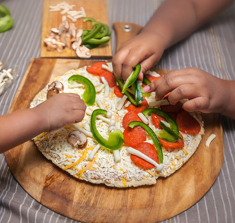 Making pizzas