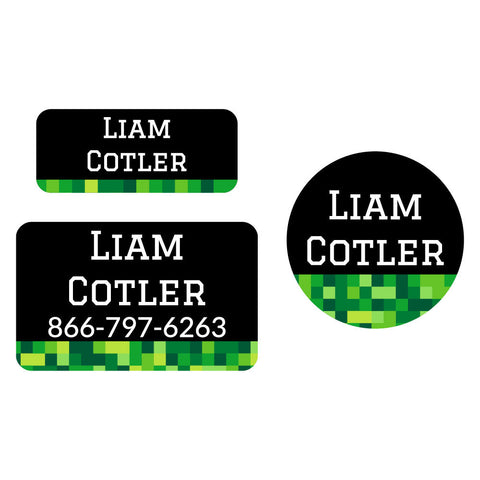 Custom Name Green Tartan Pattern White Green Custom Name Baseball