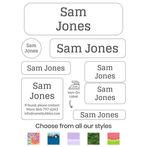 Personalized Name Labels for Kids - 45qty – Sticker Phantom