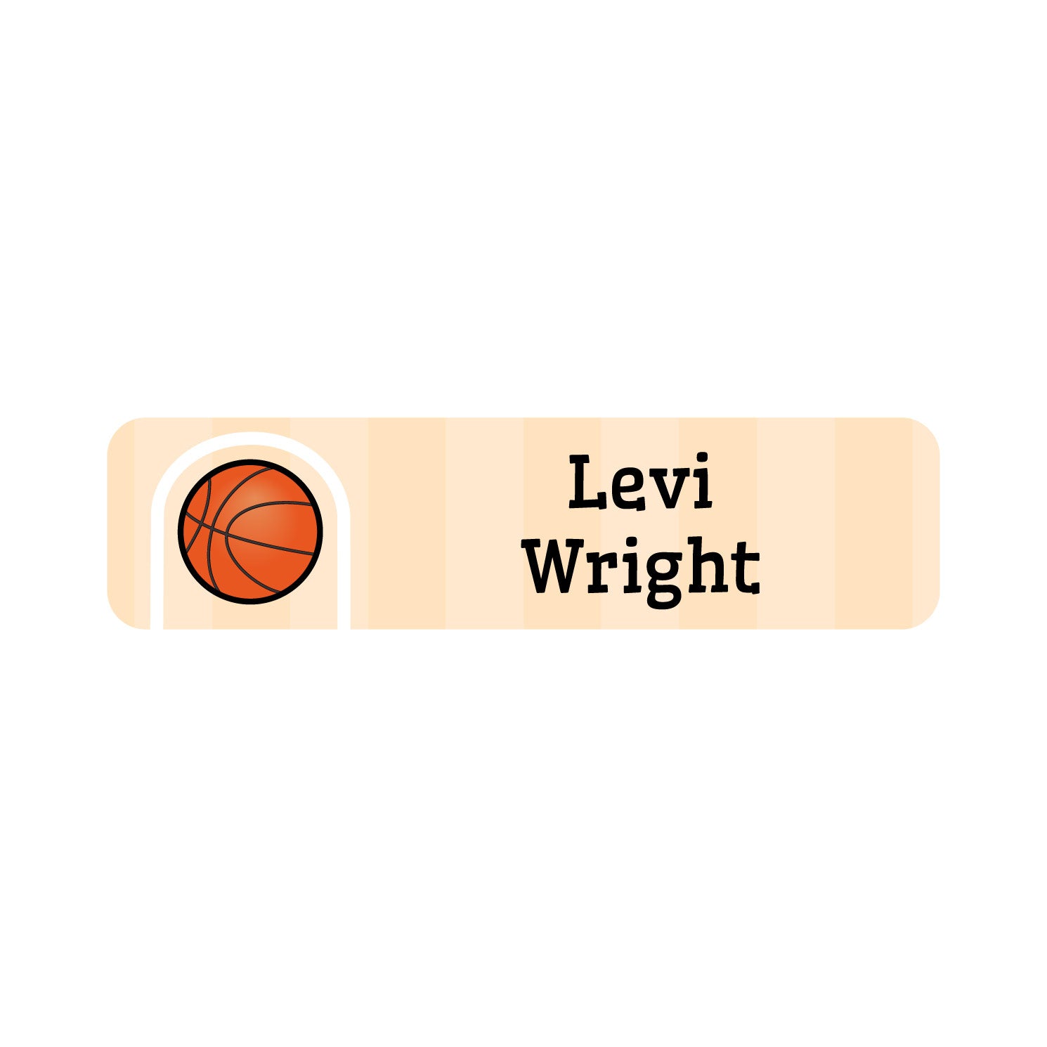 Name Labels for Daycare  Basketball Daycare Labels