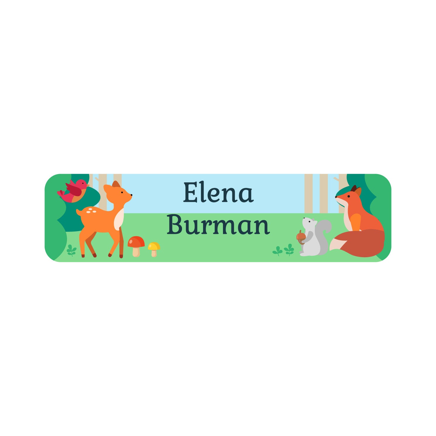  Name Labels - Whale Name Labels - Name Bubbles