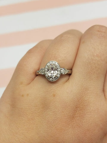 Yelp Review Five Stars Engagement Ring