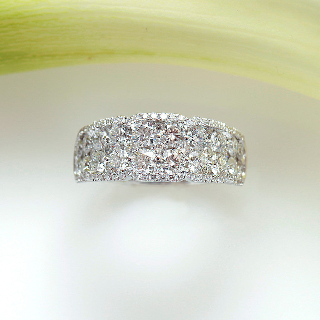 Buy 18K Gold Diamond Wedding Band | Judith Arnell Jewelers