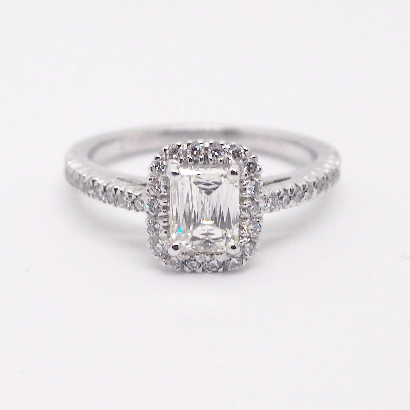 Christopher Designs Platinum CrissCut Diamond Engagement Ring - Judith ...