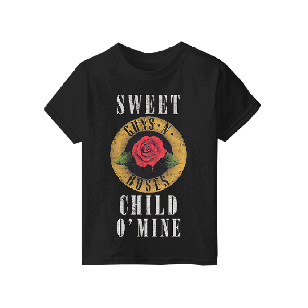fout heelal sla Sweet Child O' Mine Kids Black T-Shirt – Guns N' Roses Official Store
