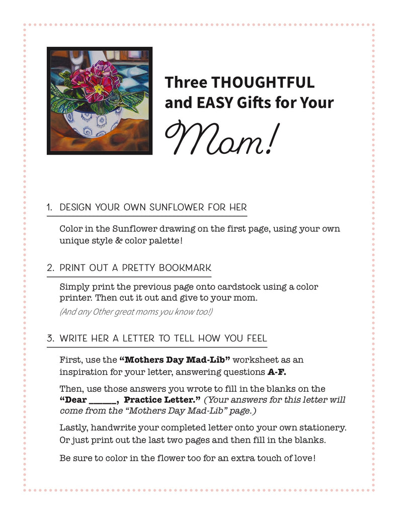 “Mom, I Love You!” {FREE DOWNLOAD}