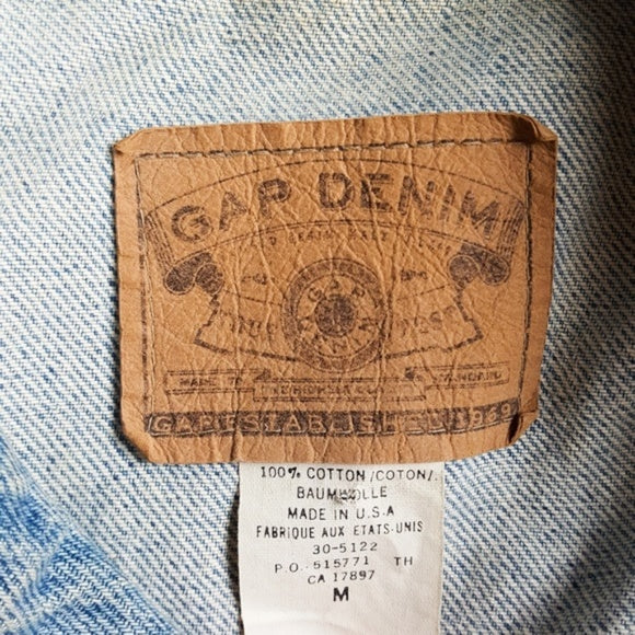 Vintage Gap Button Down Denim Jean Jacket – The Stand Alone