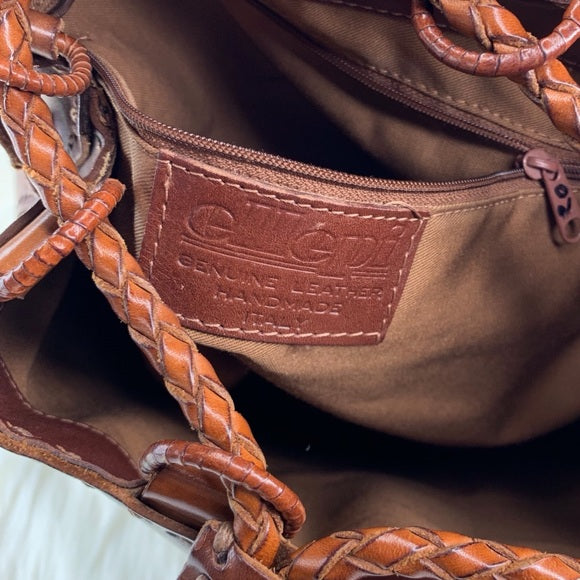 Vintage Ellepi Leather Bucket Handbag Italy Bag – The Stand Alone