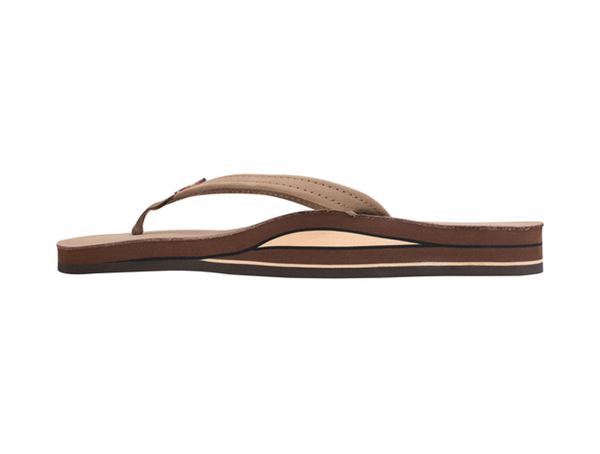 thin strap leather flip flops