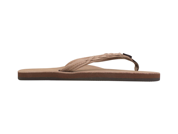 brown leather flip flops ladies