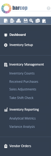 Bar Cop Inventory Software Dashboard Icon