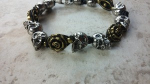 Skull bracelet custom jewelry design