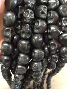 Black skulls for Toby's second custom jewelry request