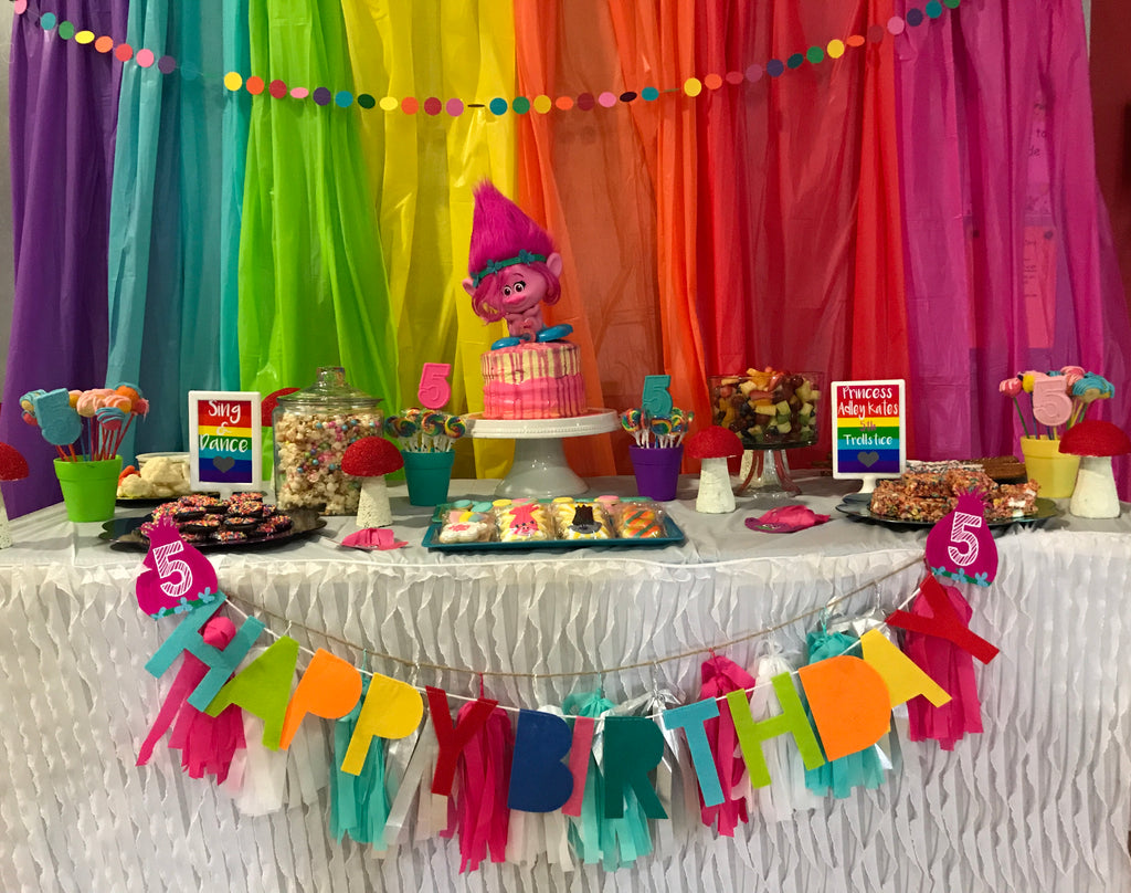 Trollstice | Adley Kate's Trolls Birthday Party Theme