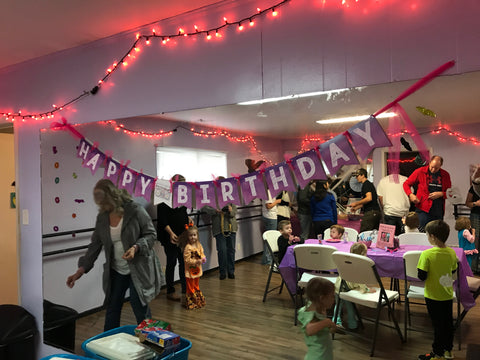 Allie Logan Designs custom birthday banner