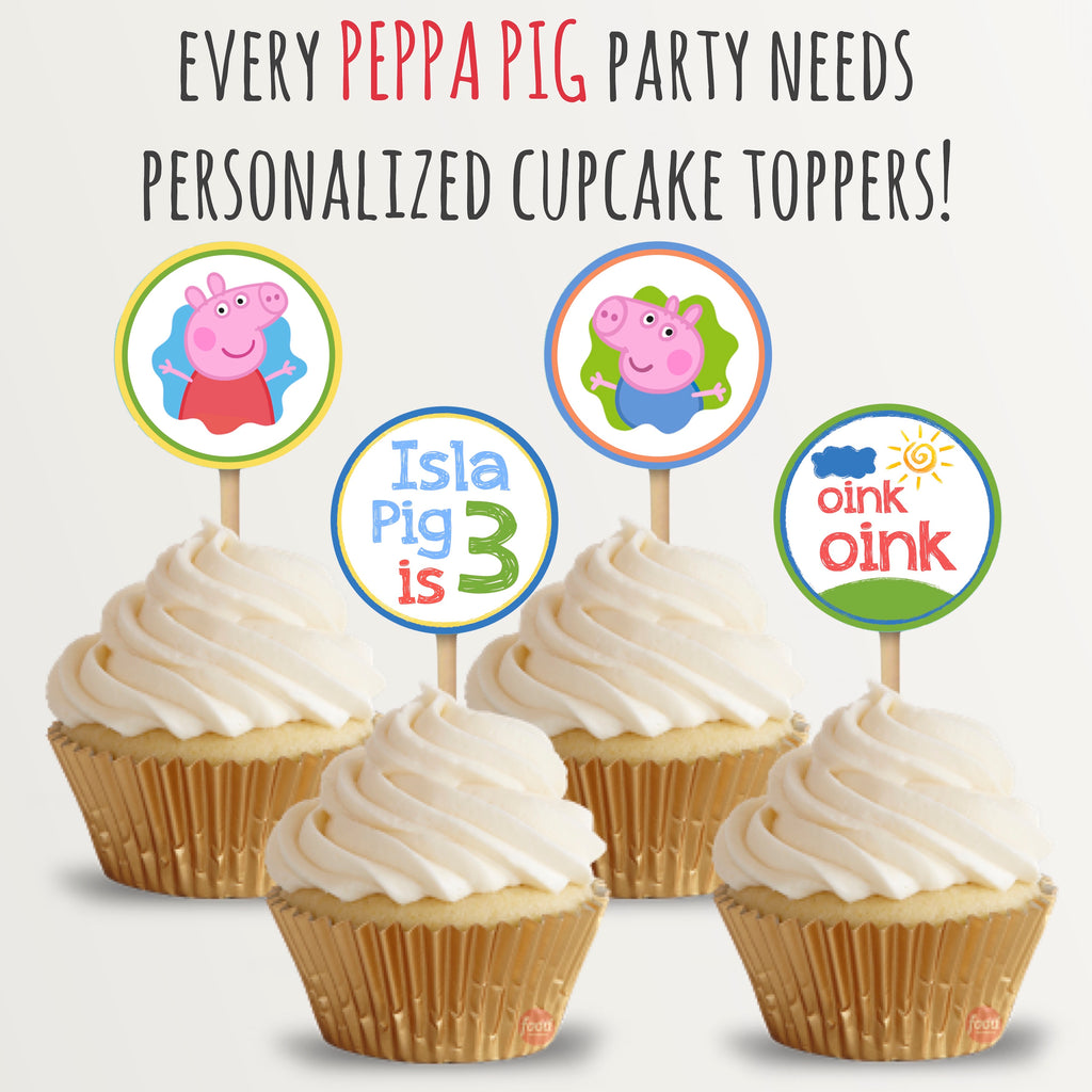 Peppa Pig-Themed Birthday Invitations | Allie Logan Designs