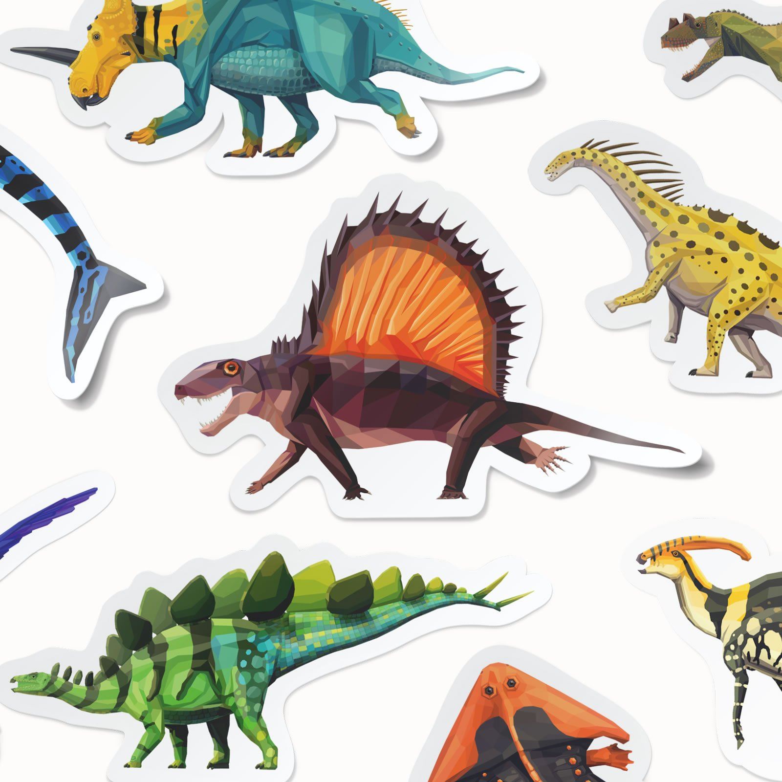 Gearceerd vaak Gemiddeld Collectible Dinosaur Stickers 12-Pack - Fun for All Ages – Permia