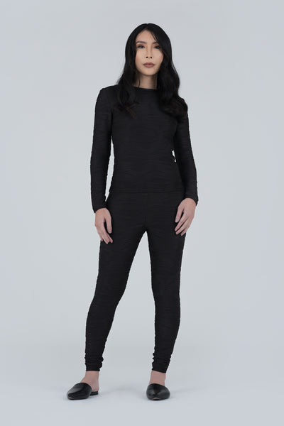 Black Nikita Conwave Knit Legging – Terese Sydonna