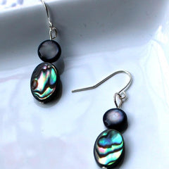 abalone earrings