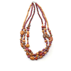 fair trade wood necklace